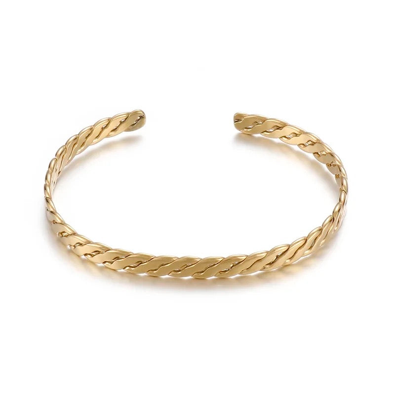 Braided C Bracelet