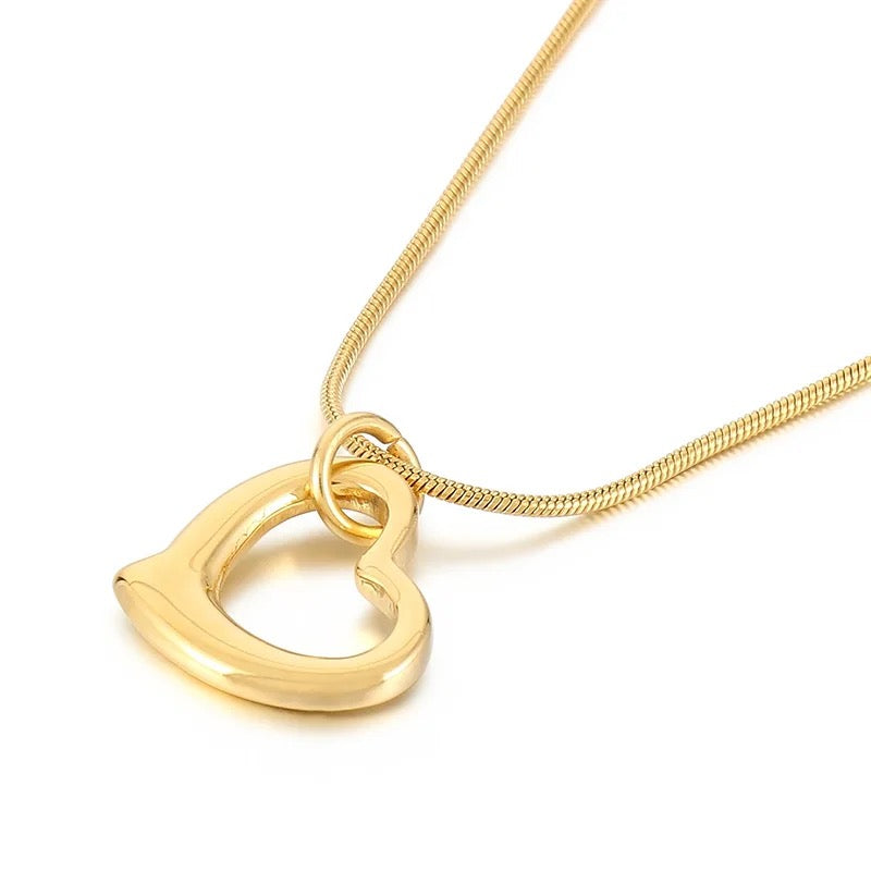 Open Heart Necklace