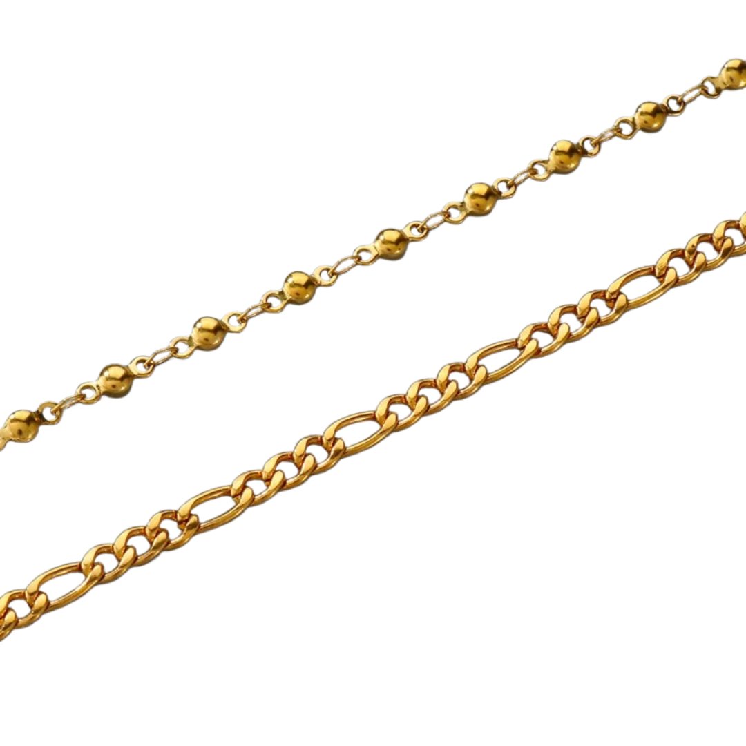 Golden Layer Double Chain