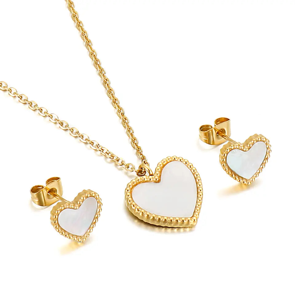 Single Heart Shell Set