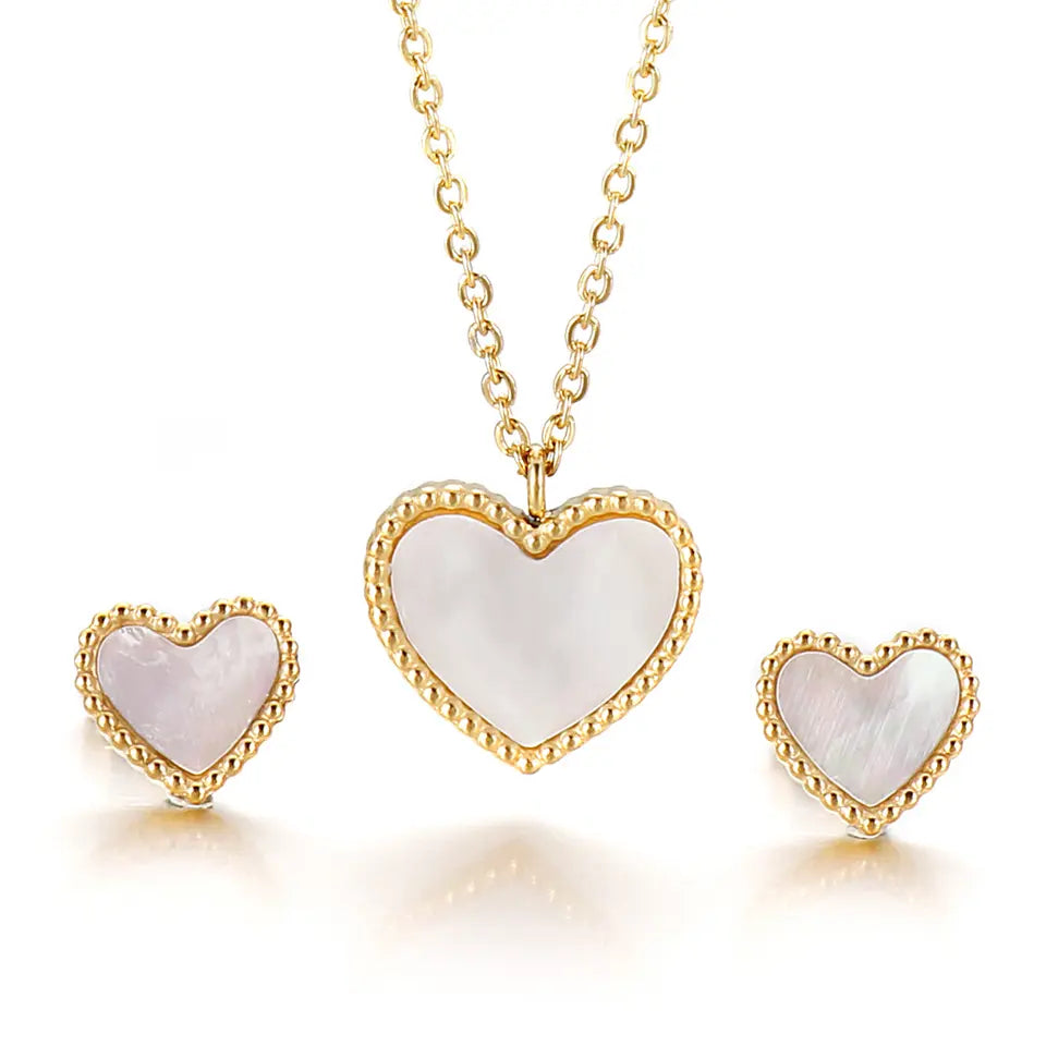 Single Heart Shell Set