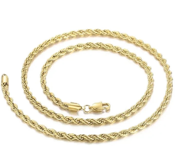 Twist Chain 4mm Unisex